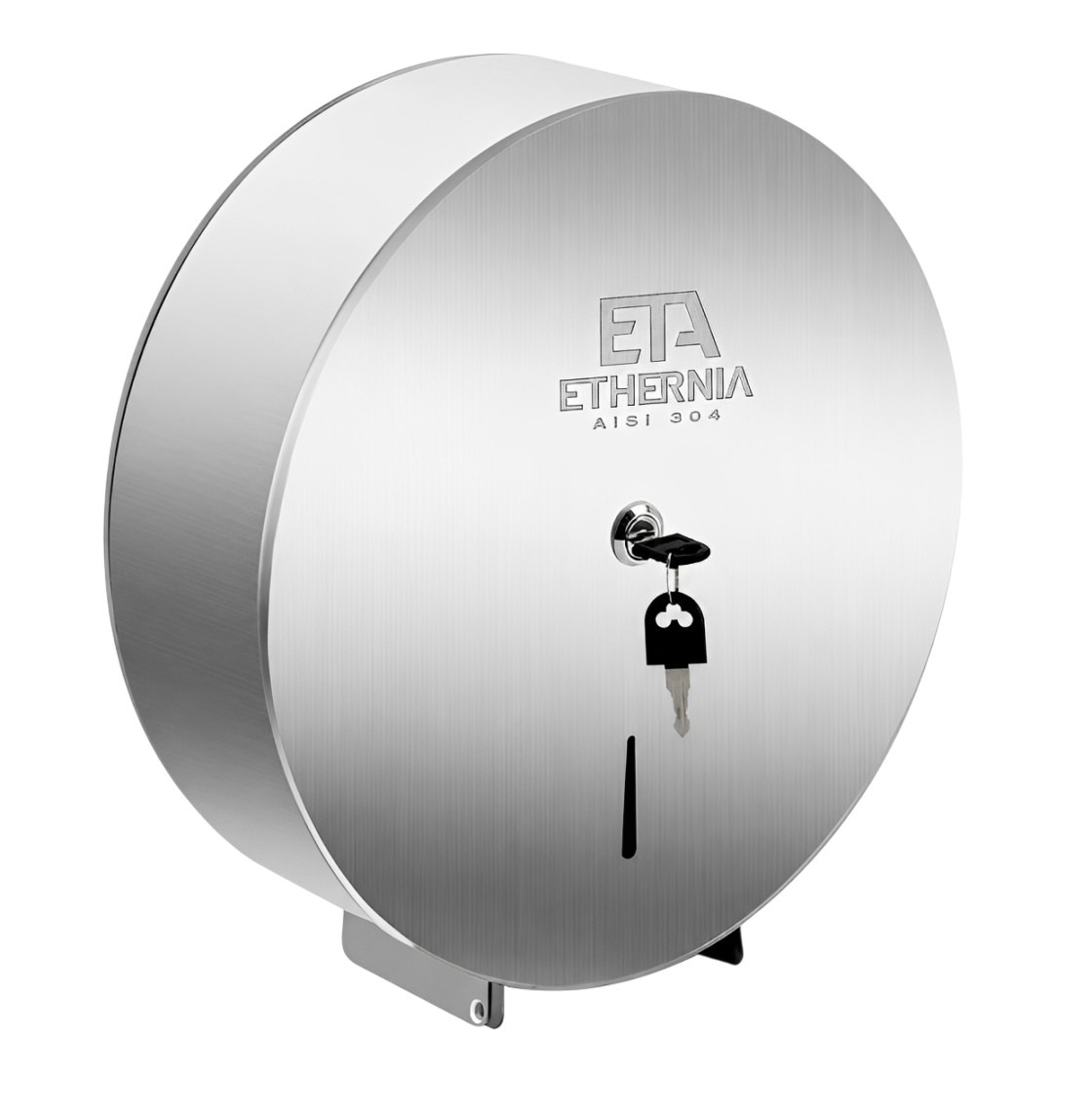 DISPENSADOR DE PAPEL JUMBO EN ACERO INOXIDABLE 500MTS ETHERNIA