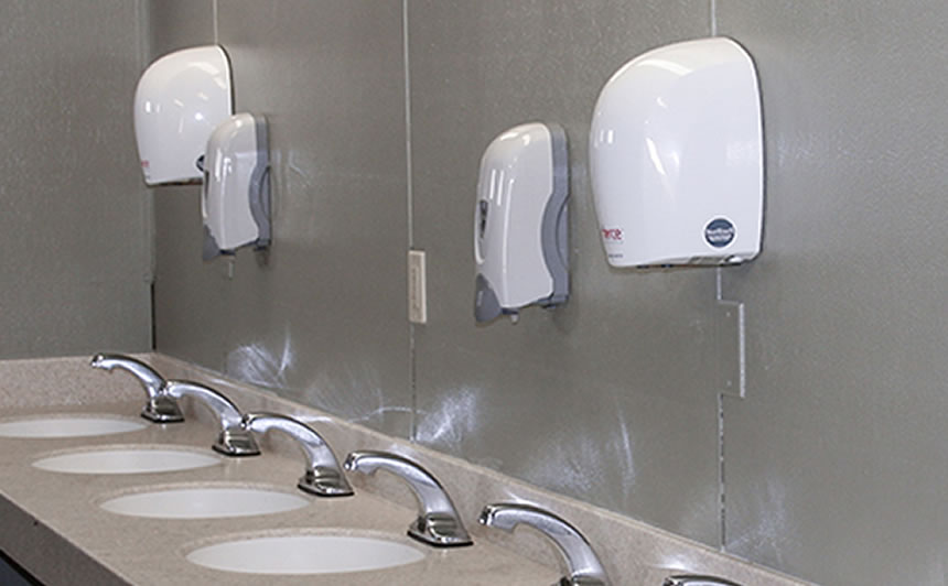 Secador de manos turbo AIR FORCE J4 WORLD DRYER