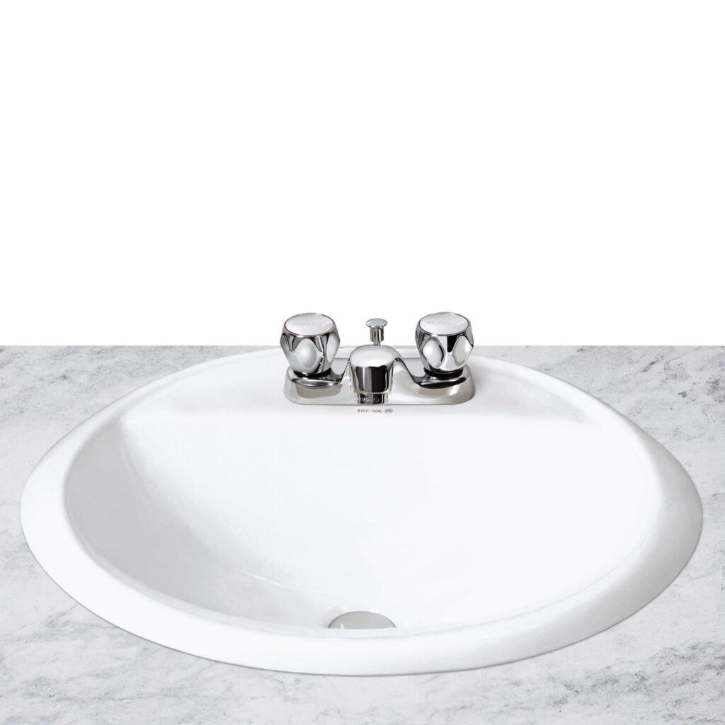 Lavatorio ovalín sonnet blanco  TRÉBOL