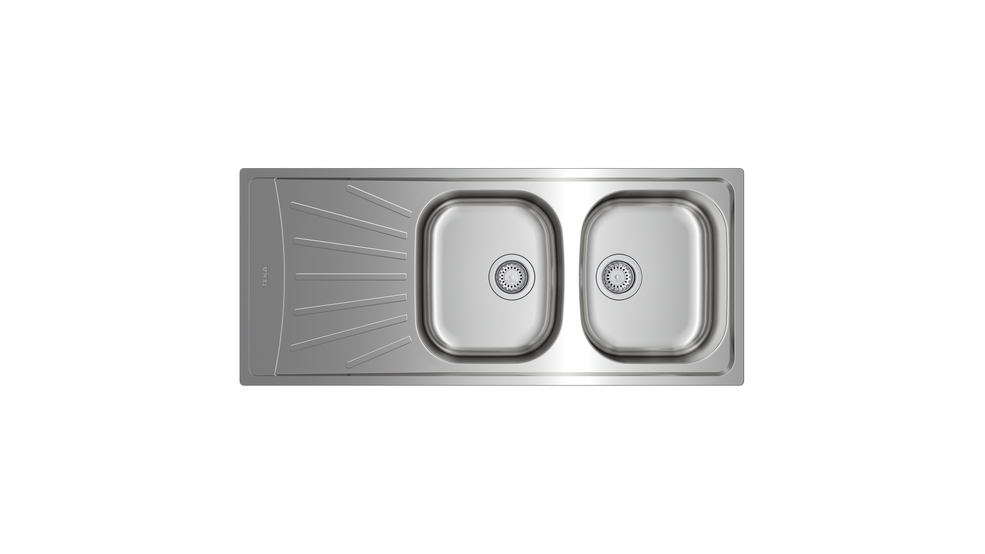 Lavaplatos encastrado reversible en acabado mate en 80 cm TEKA