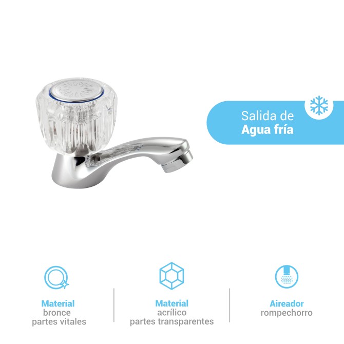 Llave para lavatorio aruba cr GR35A000 ITALGRIF